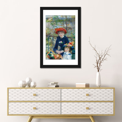 Deux soeurs (sur la terrasse) 1881 par Pierre-Auguste Renoir - Reproduction d'art sur toile