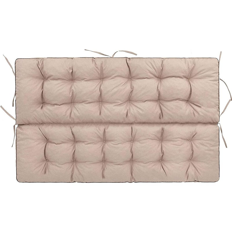 Outdoor Porch Swing Cushions With Backrest – 2/3 Seater, Waterproof & Thickened