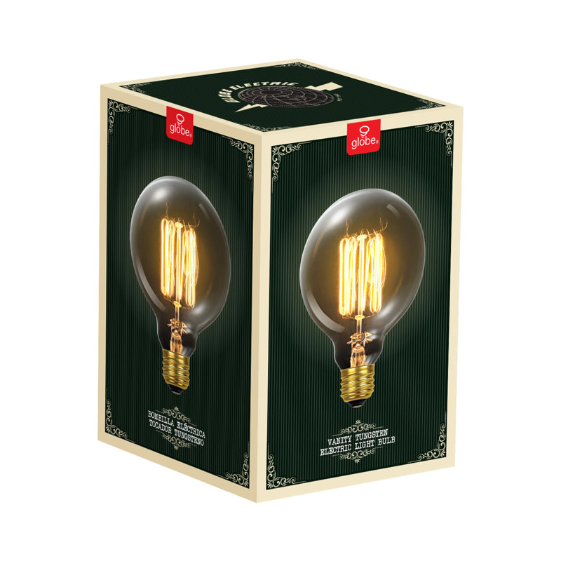 60 Watt, G30, Incandescent Dimmable Light Bulb, Warm White (2200K) E26/Medium (Standard) Base