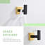 Single Stainless Steel Wall Mounted Towel Hook-89389611