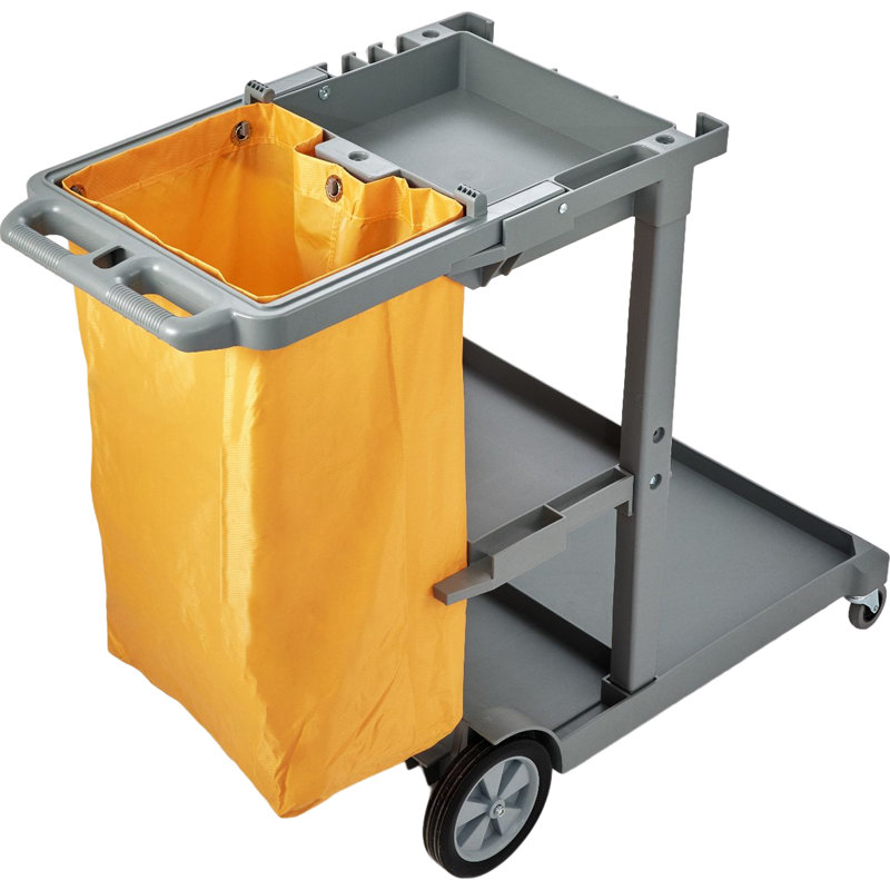 Utility Cart with Wheels, Gray, 38" H x 35" W x 25"