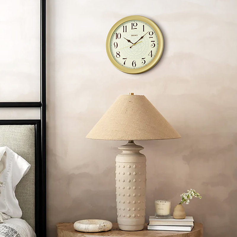 QXA835FRH Wall Clock, Golden
