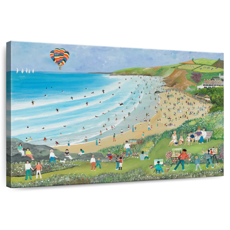 Gillard Watergate Bay Cornwall, H 26 po x l 39 po