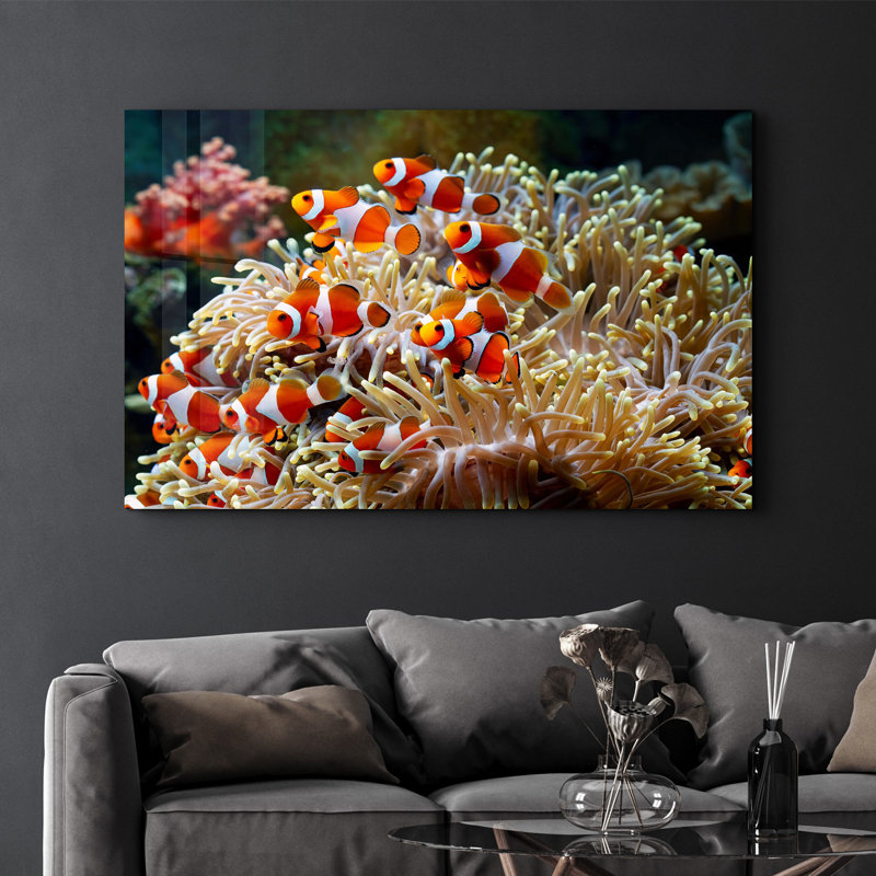 Elegant Tempered Glass Wall Art Painting, 13.8 x 21.7 inches | 100% Tempered Glass, Thickness: 0.16 inches | UV Printed for Vibrant Colors | Perfect for Home Decor, Living Room, & Office Spaces