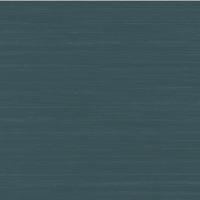 Rouleau de papier peint en soie Antonia Vella L 27 pi x l 27 po, Bleu foncé