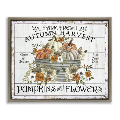 "Farm Fresh Harvest", art mural sur toile par Creatif Belle