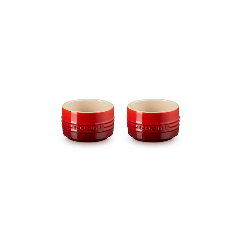 Straight Wall Ramekin, Cerise