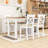 Sobhi Farmhouse Dining Table Set with 3-Tier Storage Shelves and 4 Upholstered Dining Chairs-2009525196-1966358885-2009525198