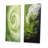 Green Serene Spiral Dreams - Abstract Spirals Metal Wall Art Set Of 2-102685826