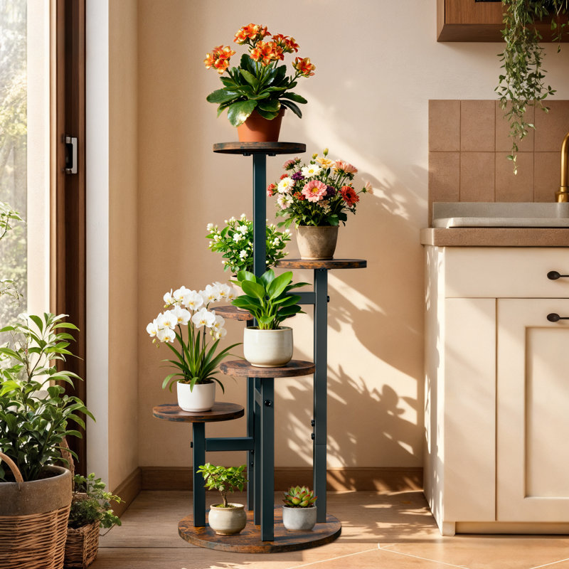 Support pour plante d'intérieur à 5 niveaux