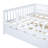 Full Size Wood Daybed With Trundle And Fence Guardrails-124917631-124917632