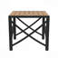 Table de bout d'extérieur carrée 18,9 po