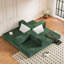 Canapé-lit convertible de 80 po pour très grand lit avec 2 coussins, canapé-lit pliant en velours côtelé, aucun assemblage requis, canapé-lit de salon pour les petits espaces de salon-2086747381