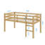 Lit mezzanine simple avec garde-corps et échelle-1817474382