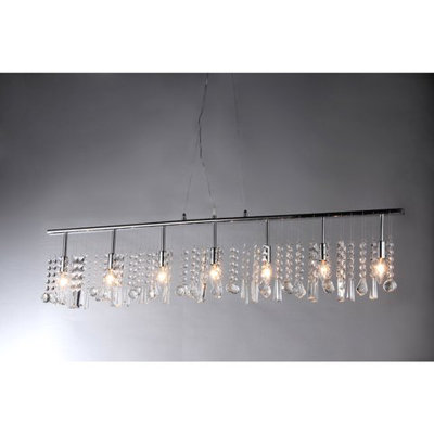 Luminaire suspendu pour îlot de cuisine 7 lumières Achilles Billard