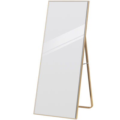 Metal Flat Floor Mirror