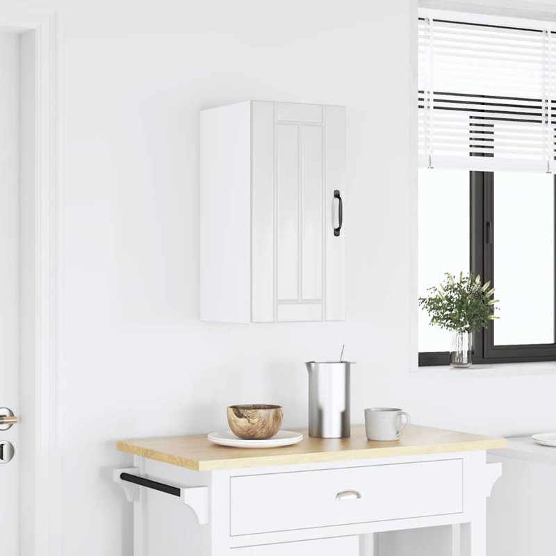 Carty Standard Wall Cabinet, high gloss white