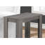 Table d'appoint, côté, bout, table de chevet, lampe, salon, chambre à coucher, stratifié gris, transitionnel-68190584