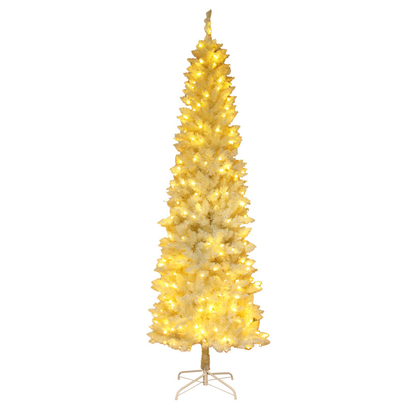 Arbre de Noël artificiel lumineux 7,5 pi