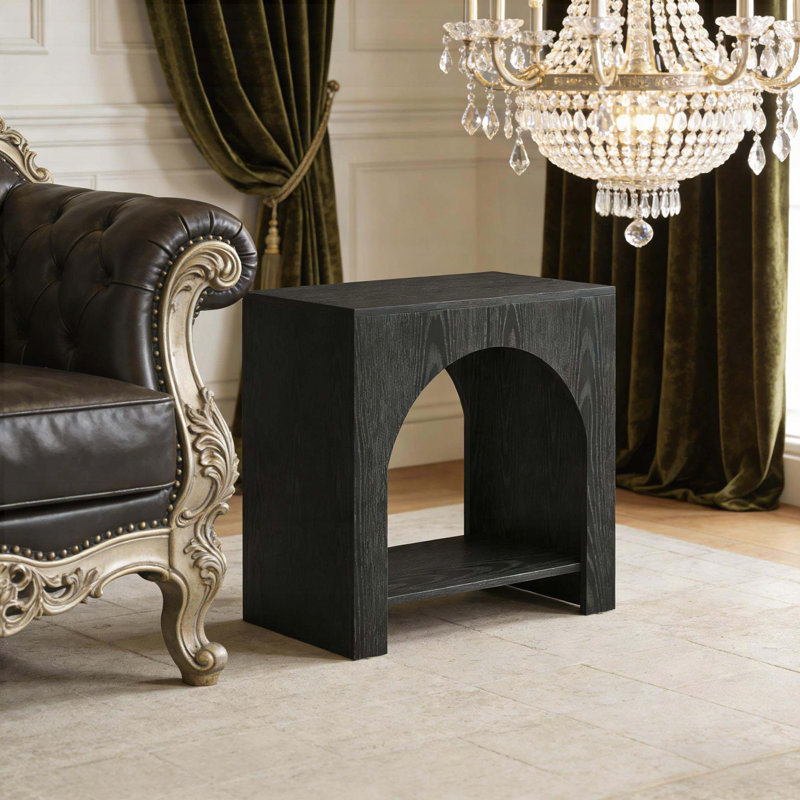 Table d'appoint carrée - Table de bout cubique polyvalente, Noir