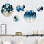 Ensemble d'art mural en métal 5 pièces