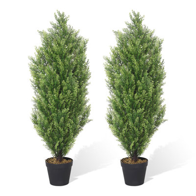 Faux Cedar Plant in Pot