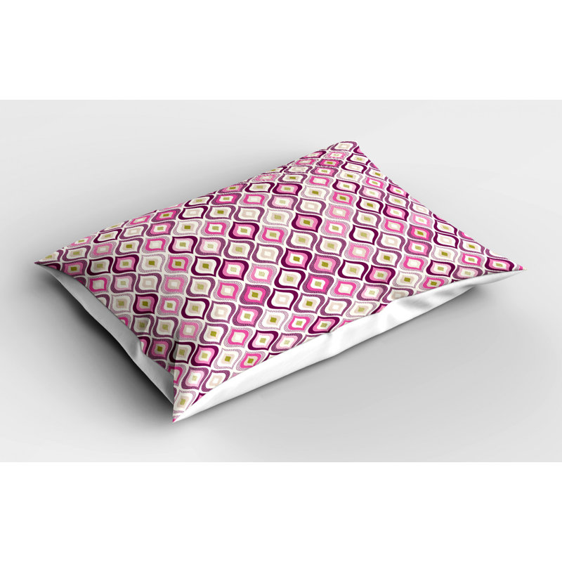 Polyester Geometric Sham Set, Twin