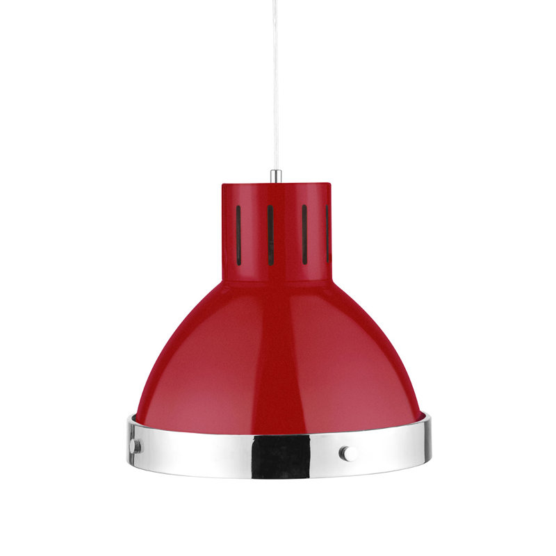 Socorro 1 - Light Dome Pendant, Red