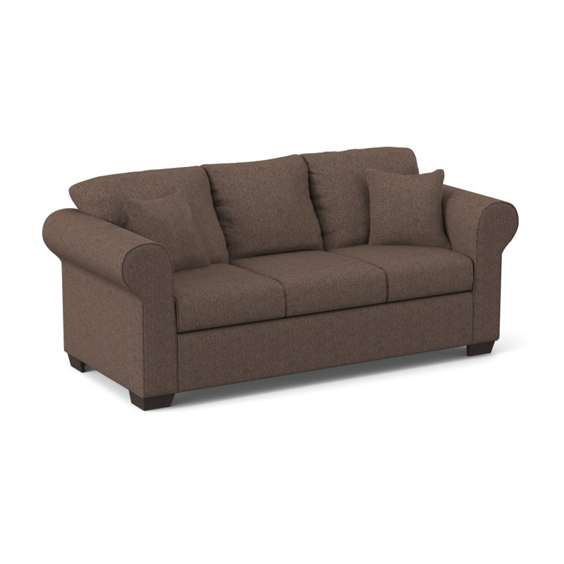 Bayswater Upholstered 84.5'' Sofa, Bronco Nutmeg