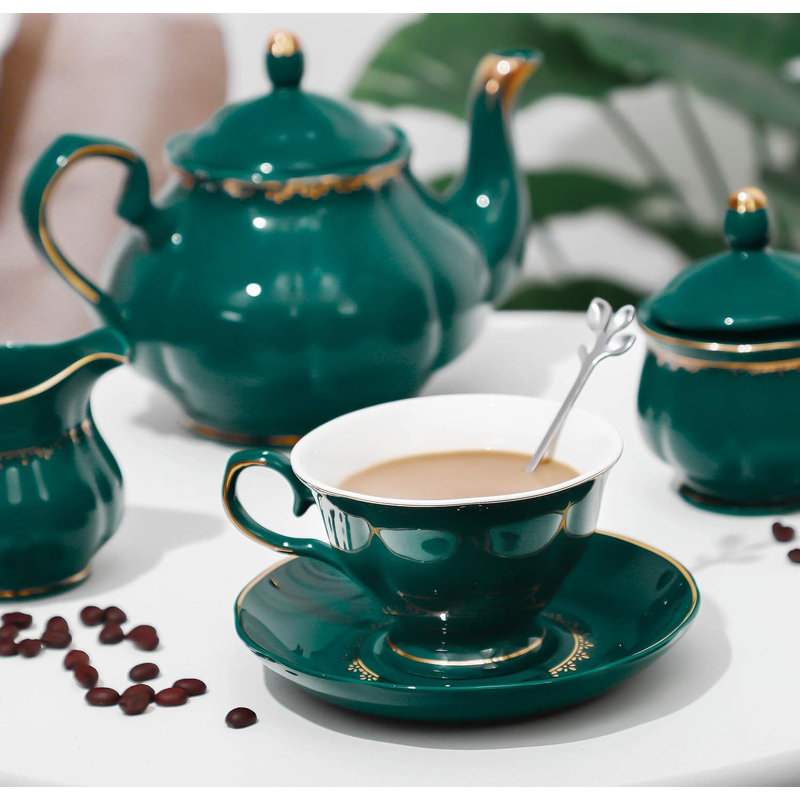 Ceramic coffee and tea set