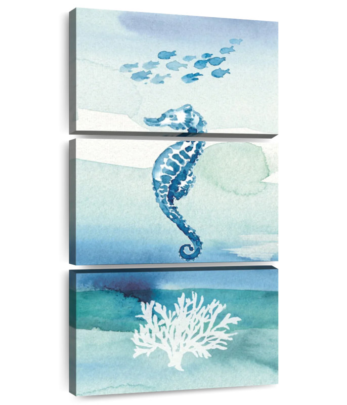 Underwater Sea Life IV, H 27 po x l 12 po