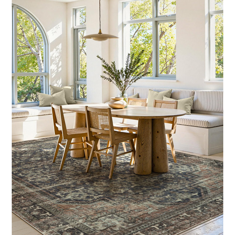 Tapis bohème Watte, Rectangulaire 8 pi x 10 pi