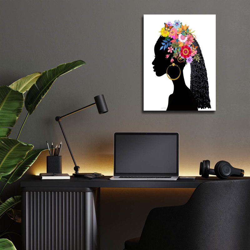 «Oh Happy Day J» par Jean Plout, art mural en verre acrylique, H 16 po x l 12 po x P 0,13 po