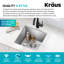 Évier de cuisine en acier inoxydable KRAUS Standart Pro-98155498-86883030