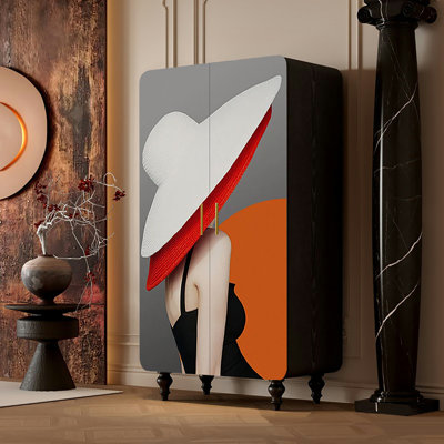 Modern simple aesthetic art wardrobe