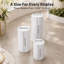 Supports cylindriques pour la décoration de table de fête (lot de 3), supports ronds réutilisables, colonnes décoratives pour table de desserts, fête de naissance, anniversaires et mariages.