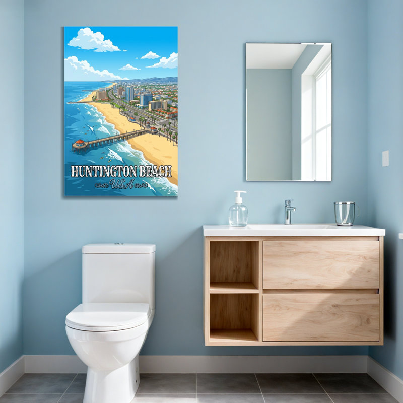 Scénario et paysages urbains, paysage urbain côtier de Huntington Beach