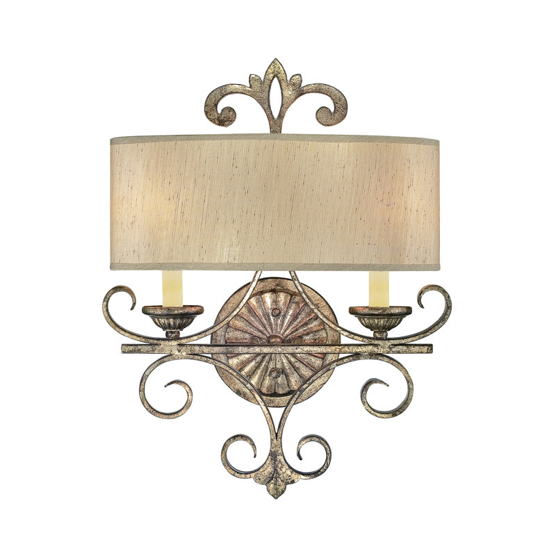 Lampe murale bougie 2 lumières Stanhope