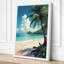 Island Horizon Tropical - Wrapped Canvas-896017743-896017741