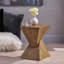 Table d'appoint moderne - table de bout élégante compatible avec le salon, la chambre à coucher ou le bureau, mobilier de maison polyvalent, couleur naturelle