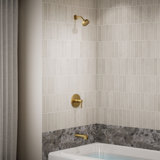 Kohler Pitch Rite-Temp Bath And Shower Trim With 1.75 GPM Water-Saving Single-Function Showerhead, Single Spray Setting
