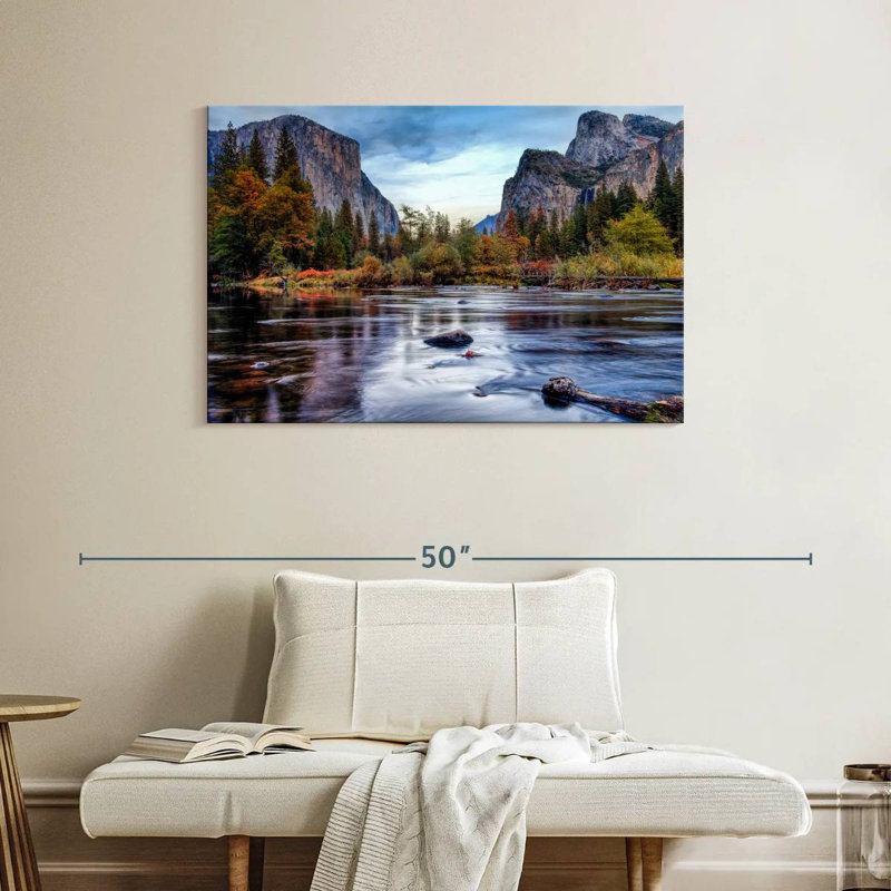 Alvord Still Merced River, H 26 po x l 39 po