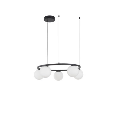 5 - Light Waggon Wheel LED Chandelier