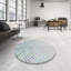 Tapis bleu/blanc à motifs-1035147309