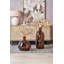 Orange Organic Shaped Recycled Glass Tall Vase-123297979