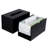 Black Rectangular Acrylic Tissue Box Cover Holder