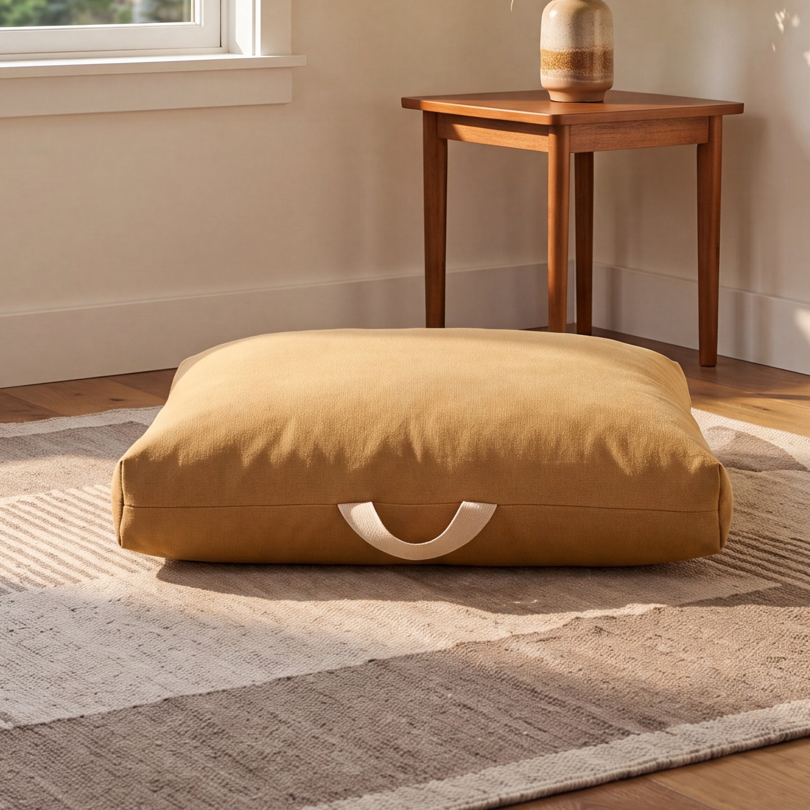 Gathre Kids Floor Cushion, Camel, 7" x 18"