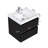Dhruven 24 Inch  Fully Assembled Single Floating Bathroom Vanity With Solid Surface Sink（LED-Lit Drawer）
