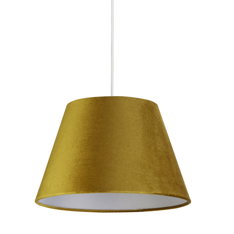 20cm H Velvet Traditional in Yellow