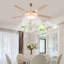ModernLED 3-color ceiling fan with remote control